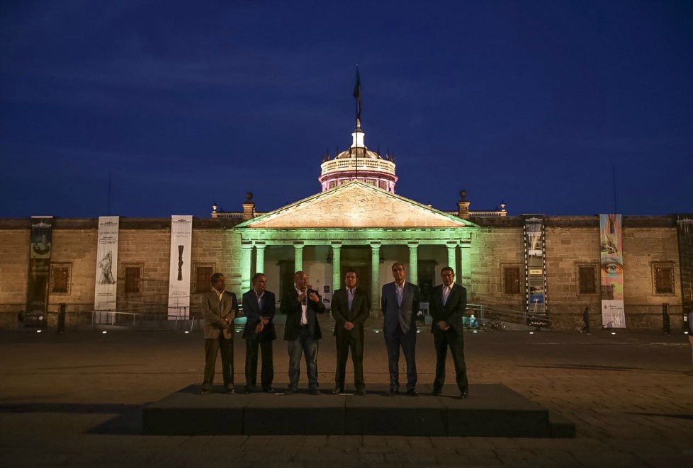 El Instituto Cultural Cabañas figura entre los puntos en los que se habilitó esta nueva iluminación. 