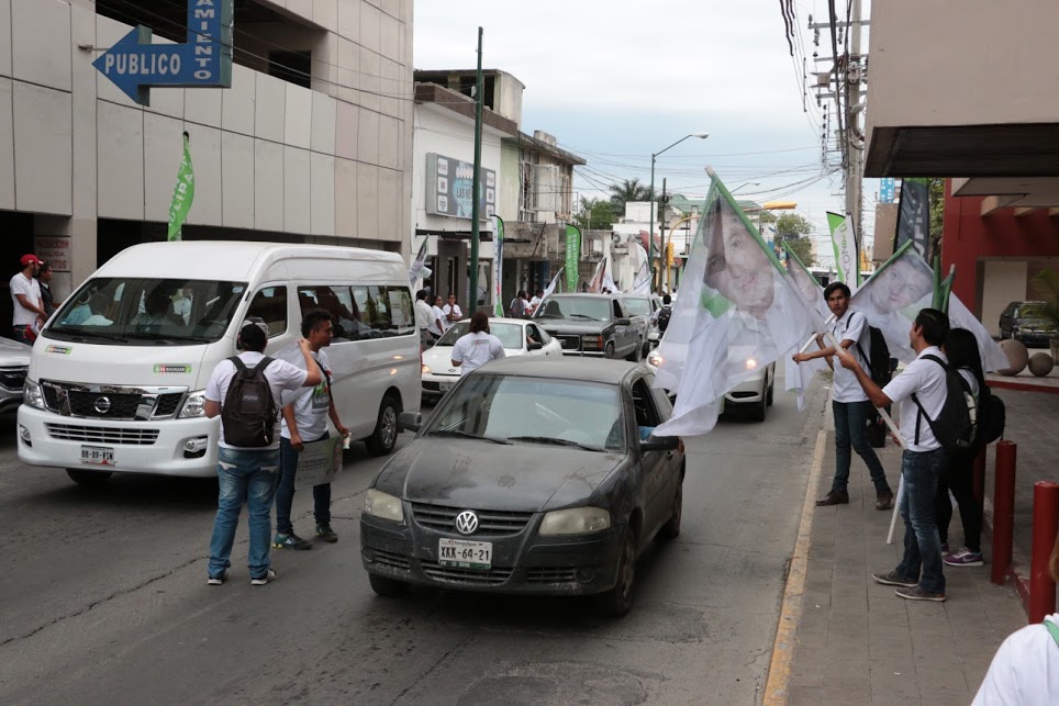 Porras de los candidatos