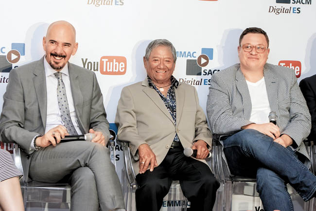 Roberto Cantoral Zucchi, Armando Manzanero y Ady Harley. 