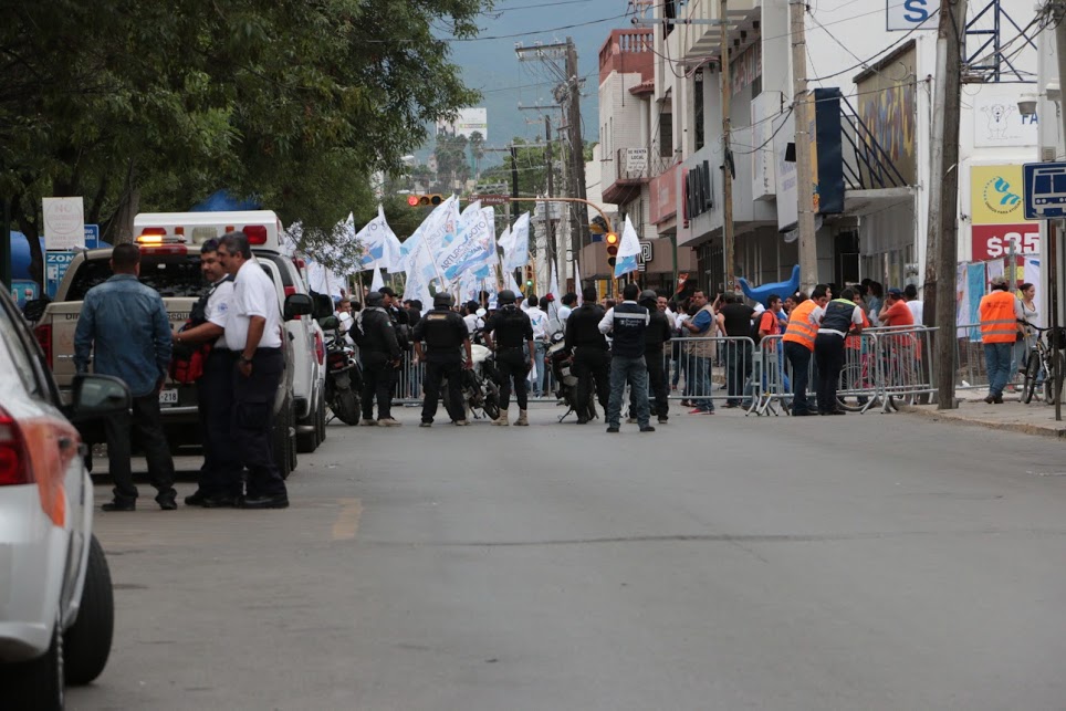 Seguridad en el segundo debate de Tamaulipas.