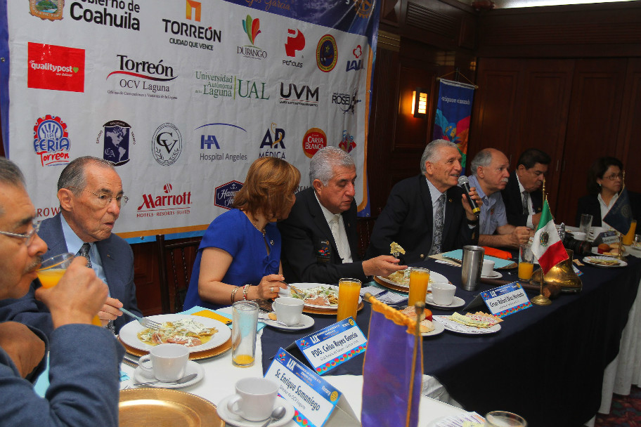 En Torreón, se realizará la LIX Conferencia Rotaria Distrito 4110 del 12 al 14 de mayo.