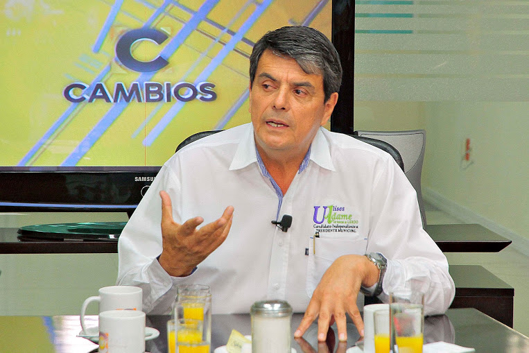 Ulises Adame de León, candidato independiente de Lerdo.