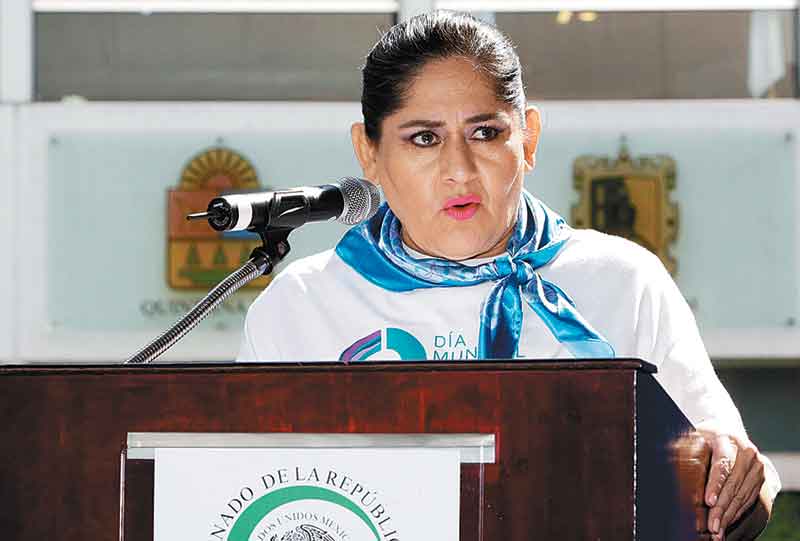 Diva Hadamira Gastélum Bajo, presidenta de la Comisión para la Igualdad de Género del Senado.