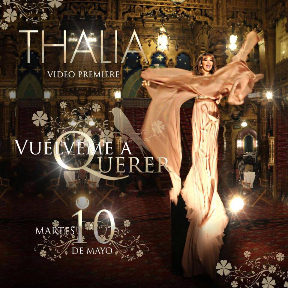 Thalía presentó el video de "Vuélveme a querer". 