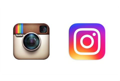 El viejo logo de Instagram y el nuevo. ¿Qué te parece?