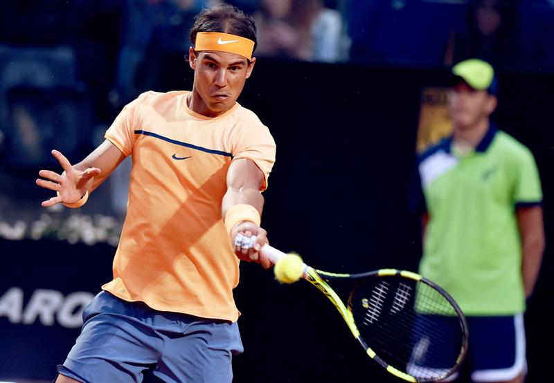 Rafael Nadal fue superior a su rival, el alemán Philipp Kohlschreiber