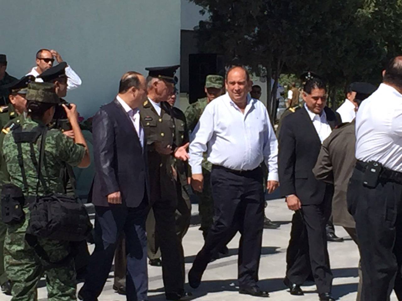 Salvador Cienfuegos, titular de la Sedena, firmó un convenio para la construcción de una brigada de Policía Militar.