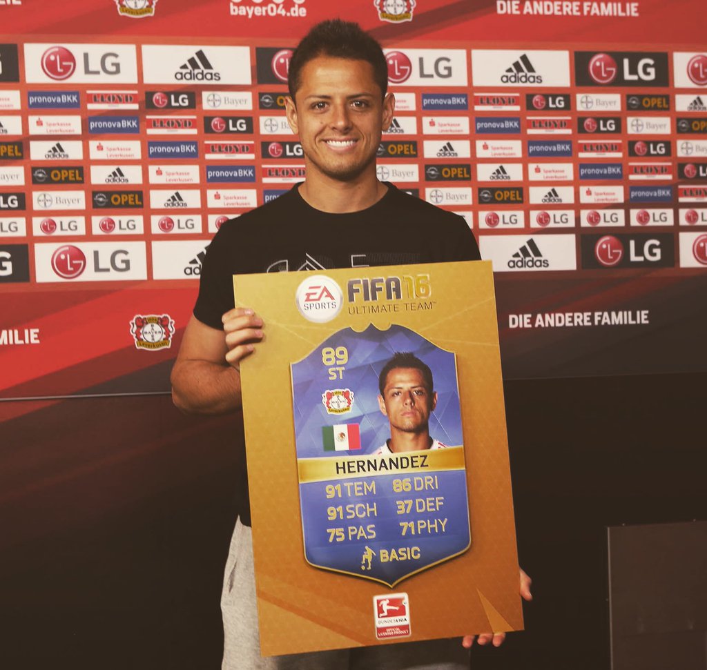 ‘Chicharito’, incluido en el Ultimate Team de la Bundesliga