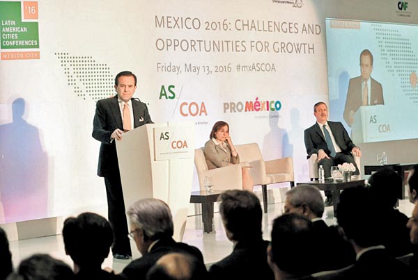 El secretario de Economía participó en el ASCOA Latin American Cities México 2016.