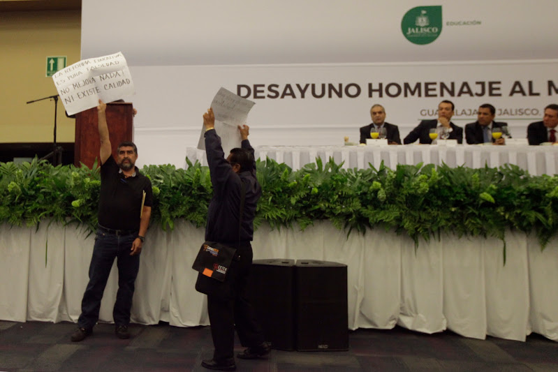 Celebración por el Día del Maestro en Jalisco. 