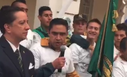 El técnico de Potros recibido por el rector de la UAEM