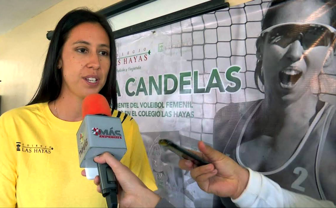 Bibiana Candelas fue convocada a Selección Mayor de volibol de sala.
