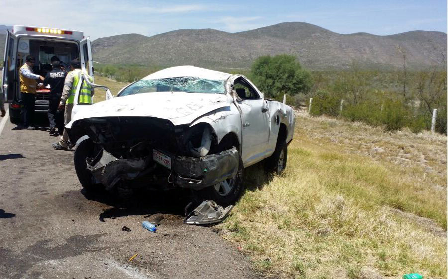 El accidente ocurrió en la autopista Durango - Gómez Palacio.
