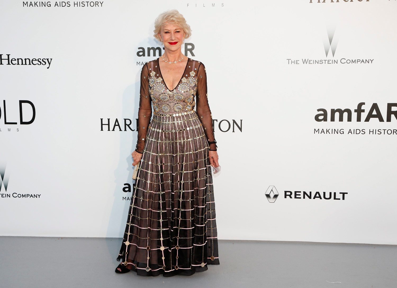 La actriz británica Helen Mirren.
