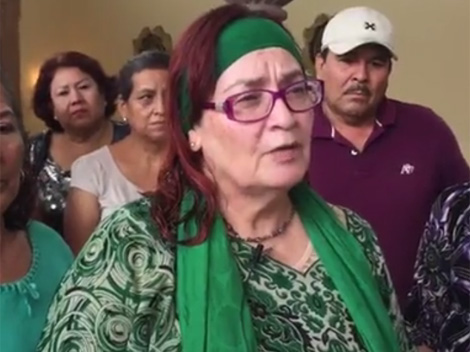 La ex diputada local, Liliana Flores Benavides. 