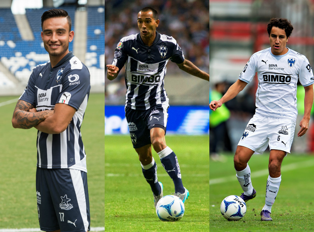 Jesús Zavala, Édgar Castillo y Efraín Juárez