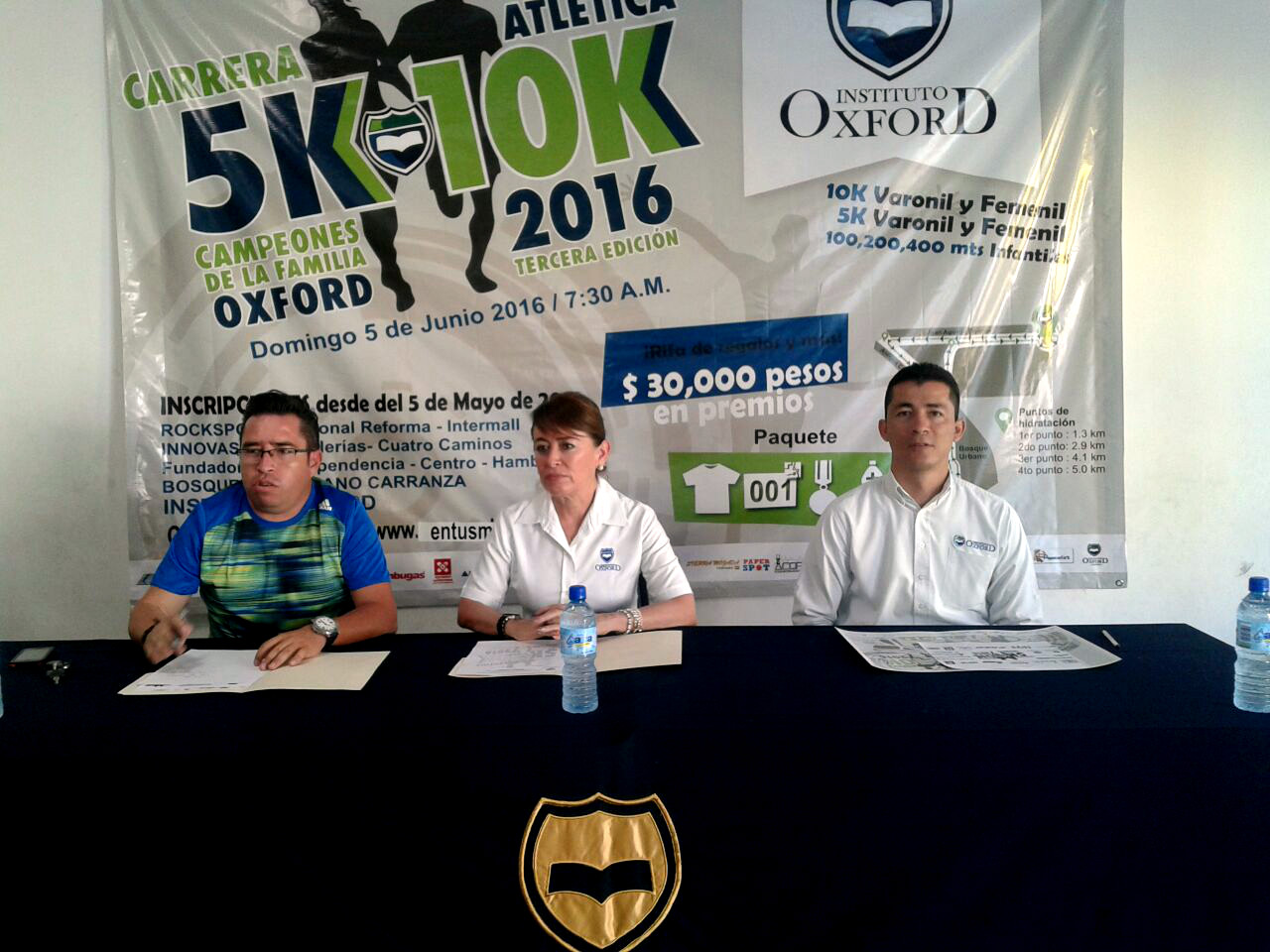 El Instituto Oxford de Torreón invita a su tercera carrera atlética 5 y 10K.