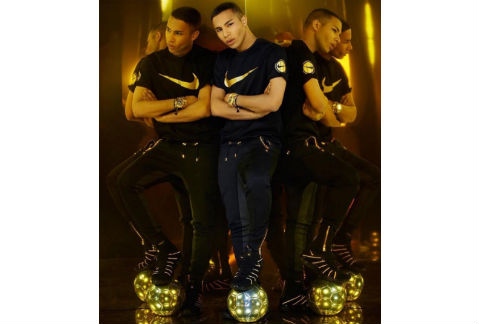 Olivier Rousteing, director creativo de Balmain, colaboró en la nueva colección de Nike. 