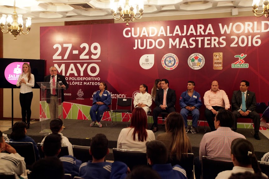 Presentación del World Judo Masters en Guadalajara. 