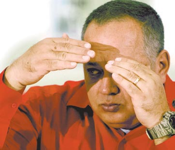 El diputado Diosdado Cabello.