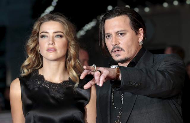 Amber Heard y Johnny Depp.