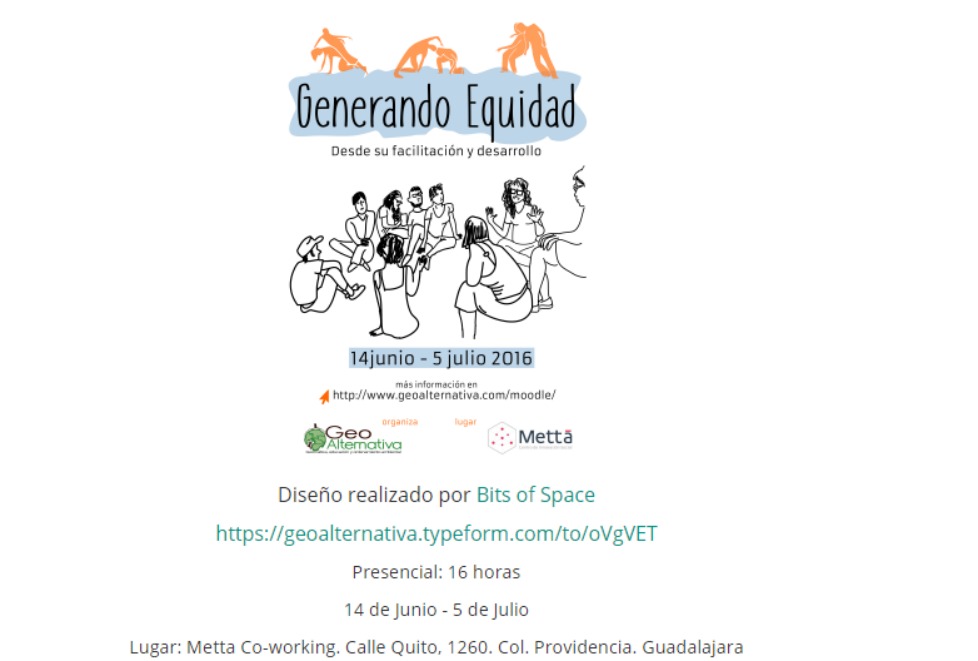 "Generando equidad" comenzará el 15 de junio y culminará el 5 de julio. 