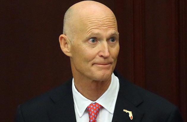 El gobernador de Florida, Rick Scott, cuyas políticas ecológicas han levantado grandes críticas