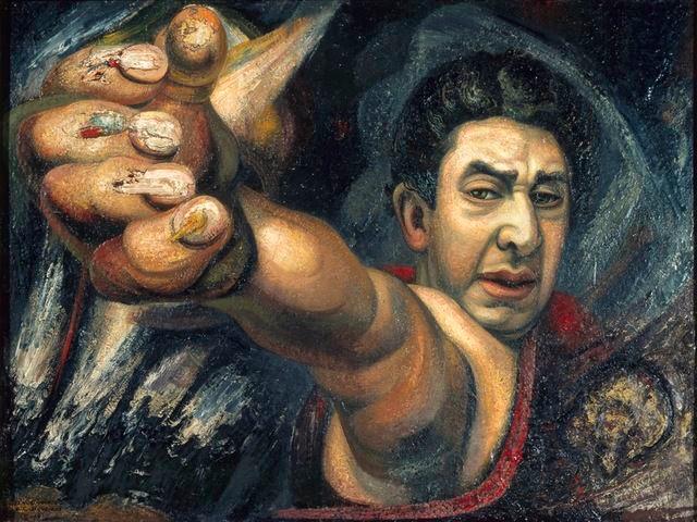 Autorretrato, David Alfaro Siqueiros, 1943
