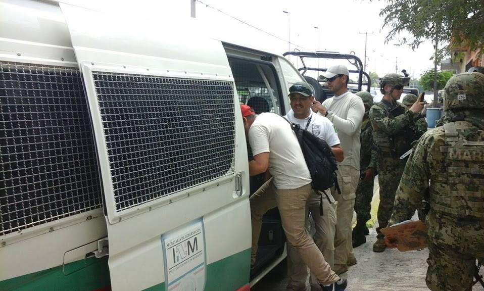 Migrantes centroamericanos fueron rescatados y asistidos por elementos de la Marina 