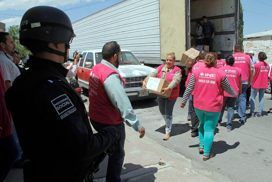 Debido a que el Instituto en el Estado solicitó apoyo a la policía estatal, en Gómez Palacio se pedirá la presencia de la fuerza militar.