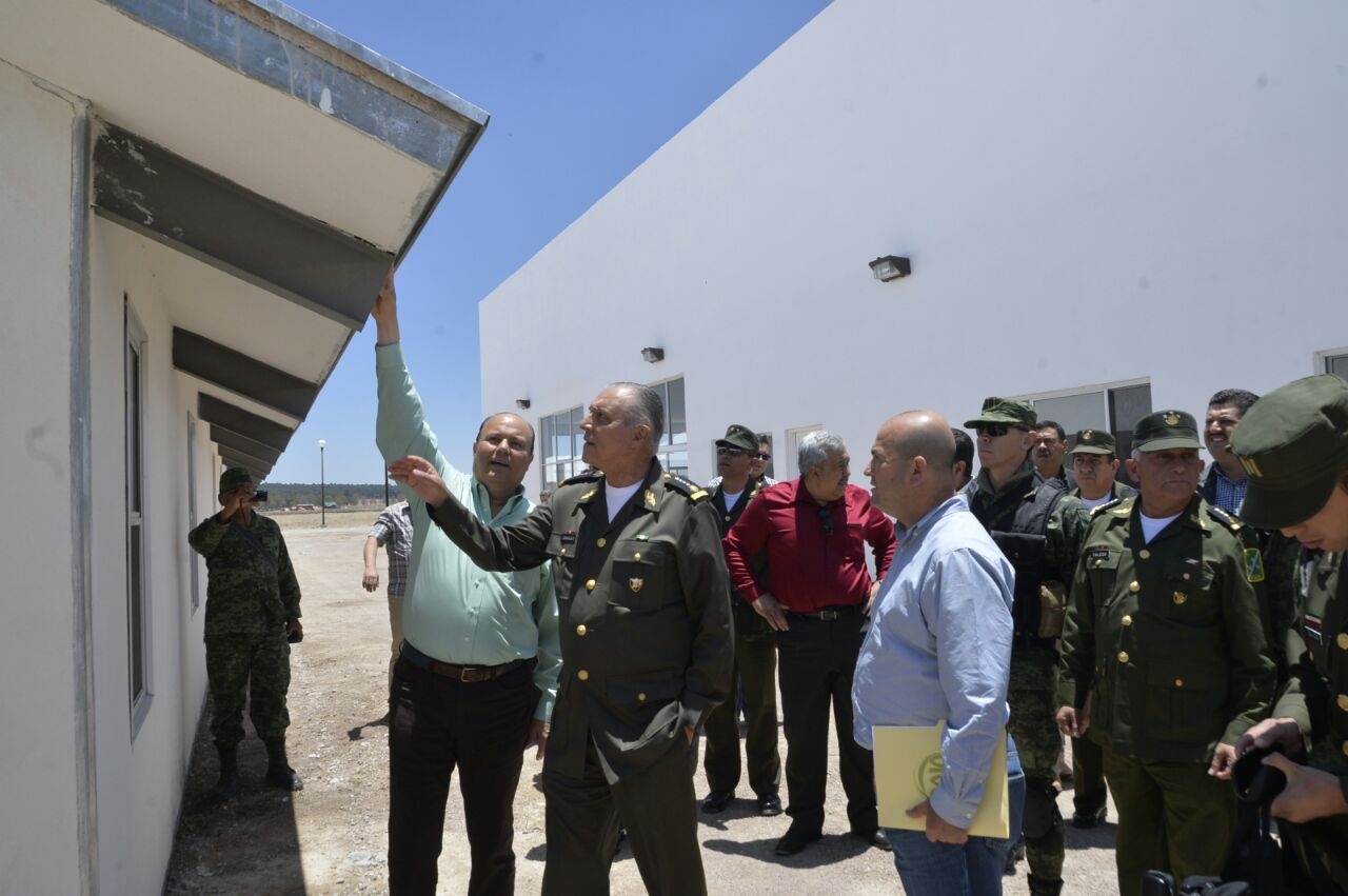 El viernes pasado el secretario de la Defensa, Salvador Cienfuegos supervisó las nuevas instalaciones militares.