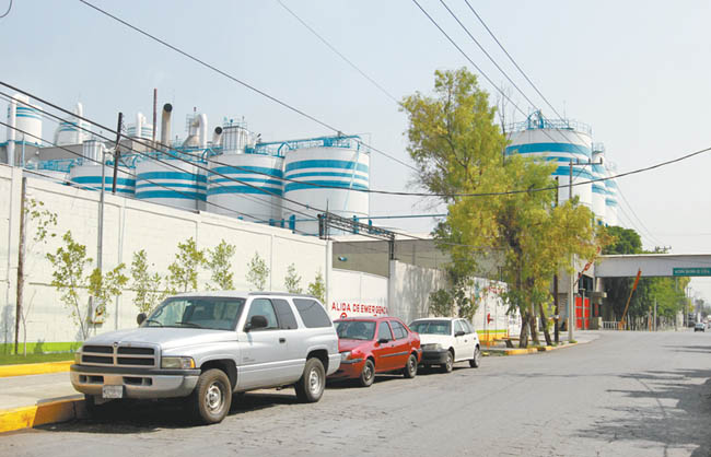 Parque industrial de ese municipio mexiquense. 
