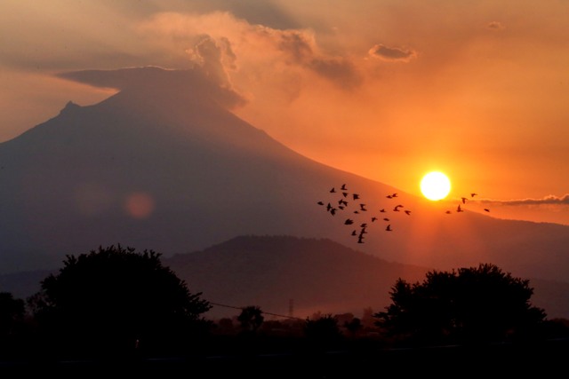 El volcán Popocatépetl emitió en las últimas horas exhalaciones de baja intensidad. Imagen de archivo.