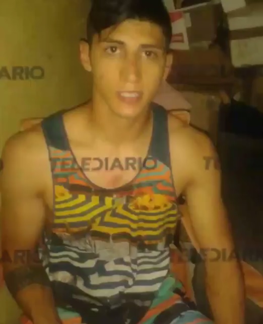 Alan Pulido tras ser rescatado 