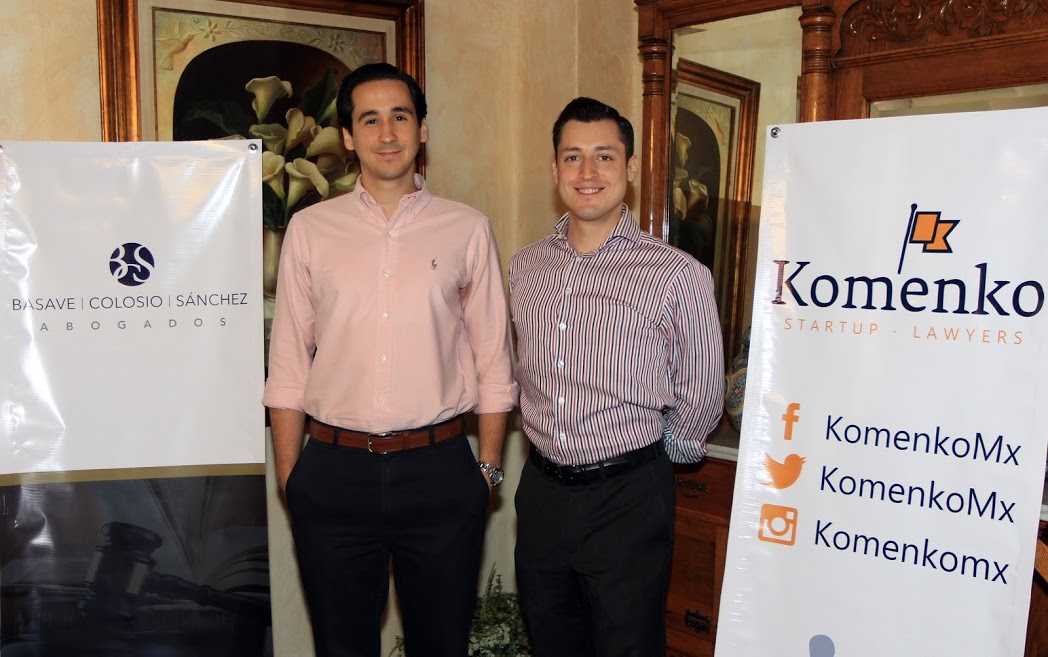Los abogados Luis Donaldo Colosio Riojas y Alejandro Basave Alanís lanzaron Komenko un catalizador de negocios emprendedores.