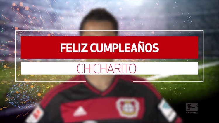 Bayer felicitó a 'Chicharito' Hernández 