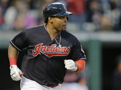 Marlon Byrd, jardinero de los Indios de Cleveland