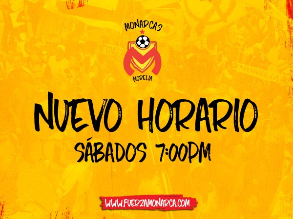 Monarcas cambiará de horario sus duelos como local 