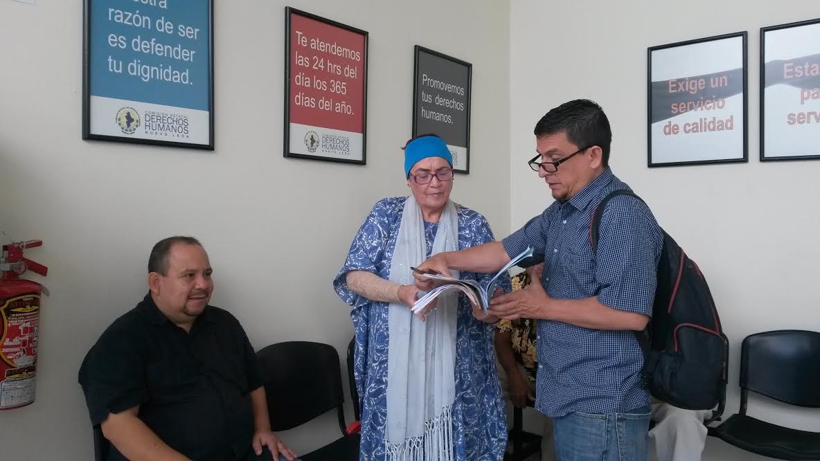 La activista Liliana Flores Benavides, quien forma parte de las agrupaciones que están en contra del proyecto Monterrey VI. 