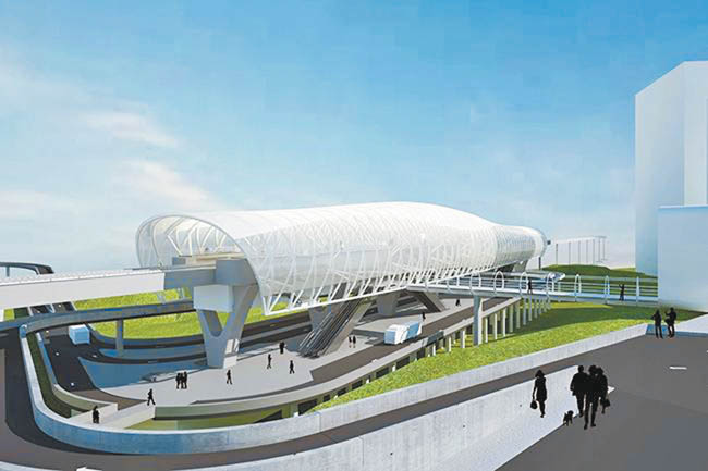 Proyecto del tren rápido a Toluca. 