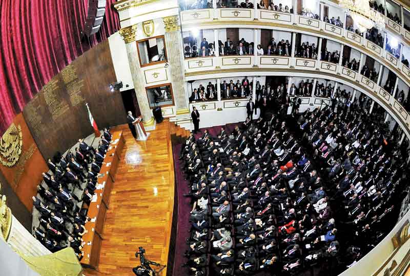 El lugar fue sede de la promulgación de la Constitución Política de los Estados Unidos Mexicanos.