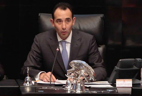 Roberto Gil Zuarth, presidente del Senado de la República.