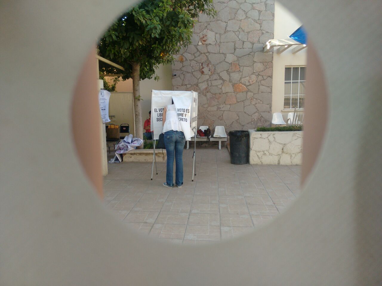 Buena afluencia de votantes en Gómez Palacio.