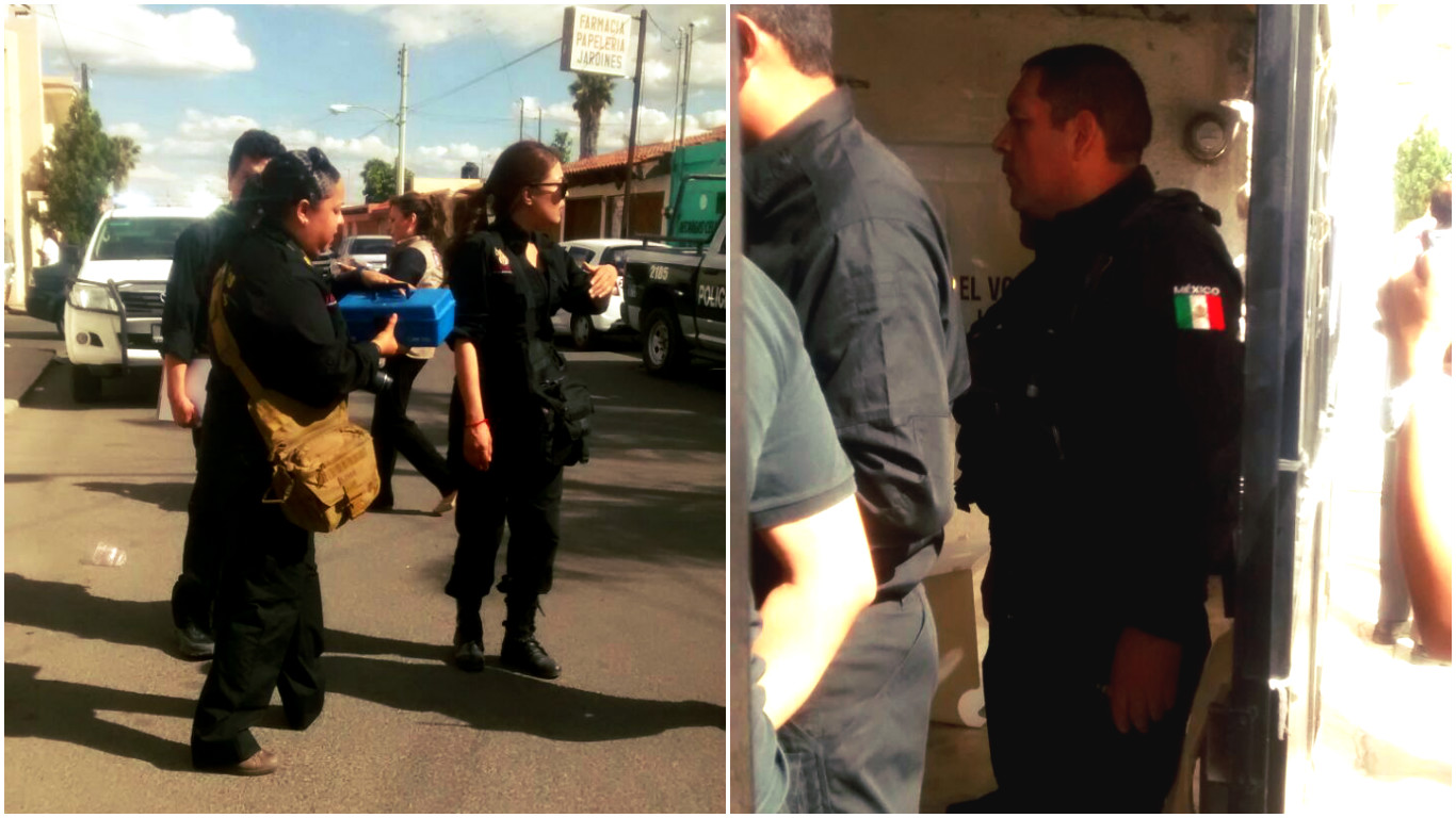 Una joven es detenida por intentar meter hojas en blanco a las urnas.