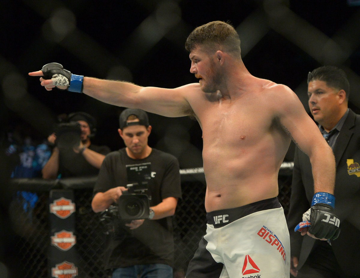 Michael Bisping noqueó a Lucas Rockhold en UFC 199