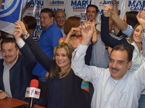 La panista Marú Campos Galván, será la primera mujer que gobernará Ciudad Juárez.