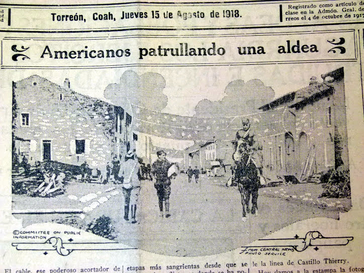 Publicación de La Opinión de agosto de 1918.
