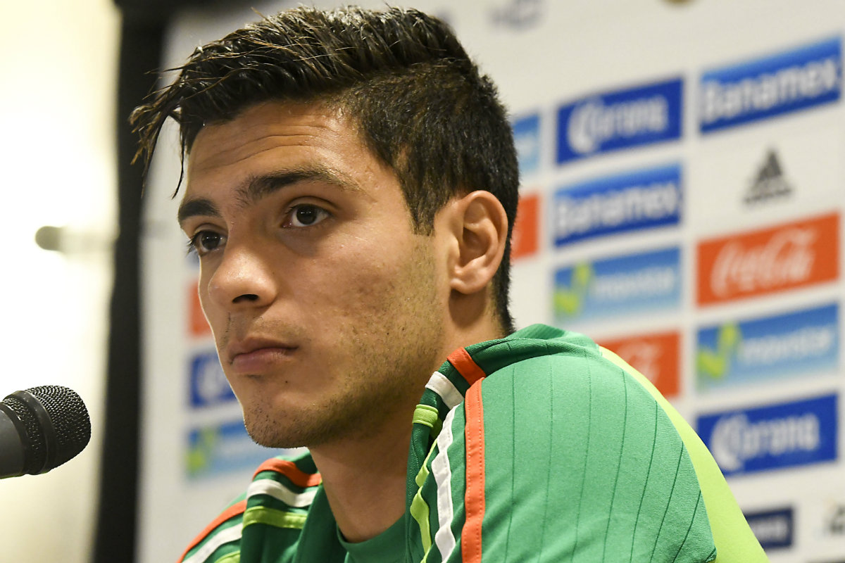 Raúl Jiménez en conferencia de prensa