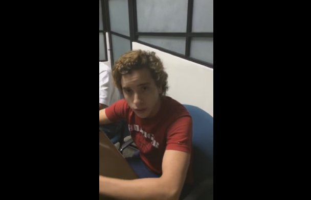 Diego Cruz Alonso, uno de los jóvenes conocidos como 'Porkys'.