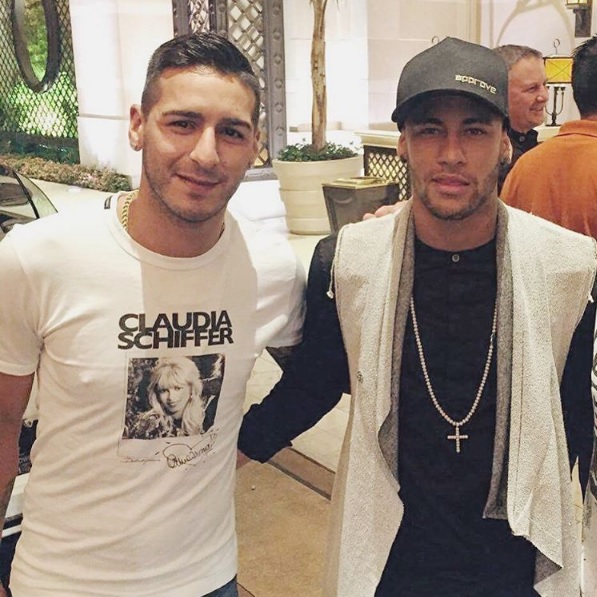 Ismael Sosa se encontró con Neymar en Las Vegas